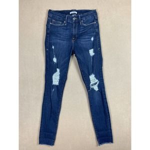 Good‎ American Good Legs Skinny Jeans Womens 4 Distressed Stretch Slim Fit